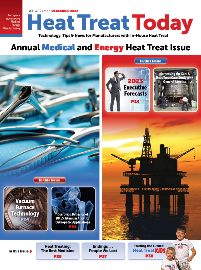 December 2023: Medical and Energy Heat Treating